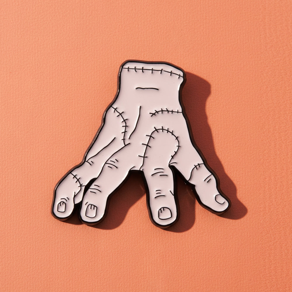 Pin's La Chose Wednesday Famille Addams Mercredi Gomez | Main Horreur Comédie