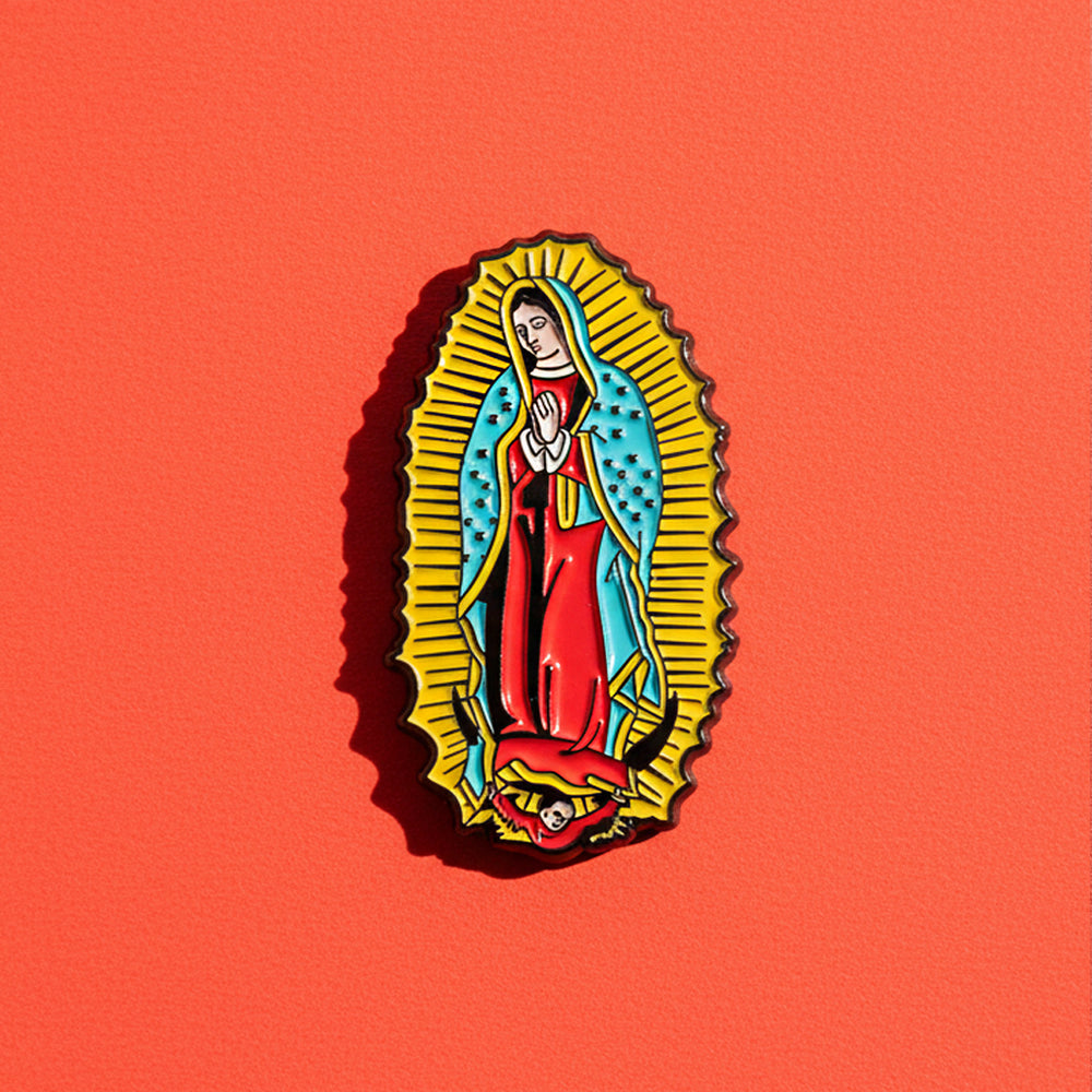 Pin's Vierge de Guadalupe - Notre Dame pin's religieux Symbole de Foi et de Culture