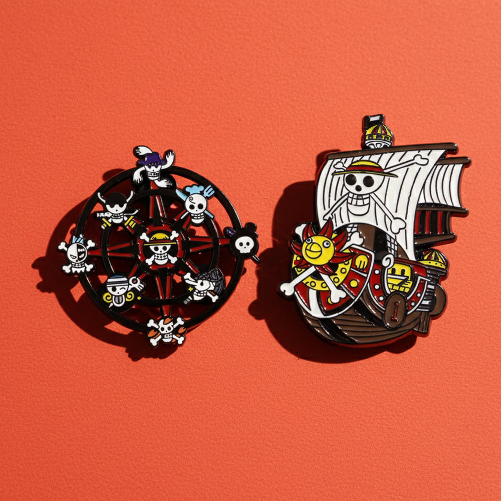 Pins Bateau Pirates one piece la serie pins bateau pirate Pin's Manga