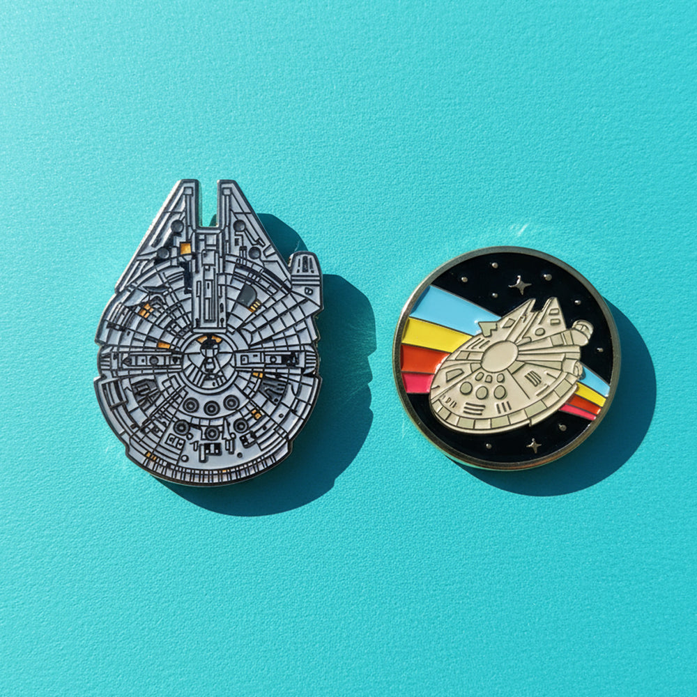 Pins vintage geek collector : Broches Vaisseau Spatial Cinéma