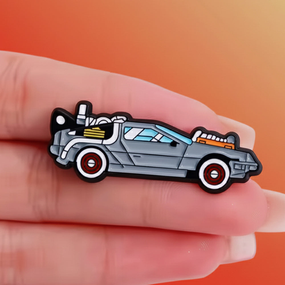 Pin's  Dolorean Voiture vintage