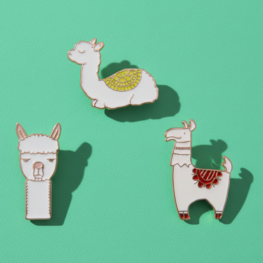 Pins bébé Lama - Pins bébé Alpaga trop mignon - Pins kawai esprit Cartoon