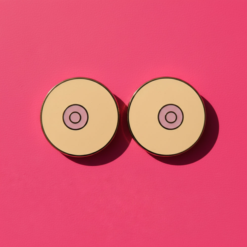 Pins Féministe - Pin's Seins Boobs - Body Positive- Pin's Girl Power Anatomie féminine