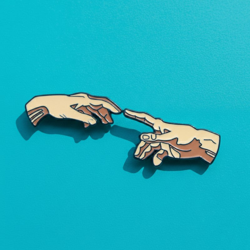 Pins Art Inspiration Tableau avec Mains qui se touchent - Renaissance