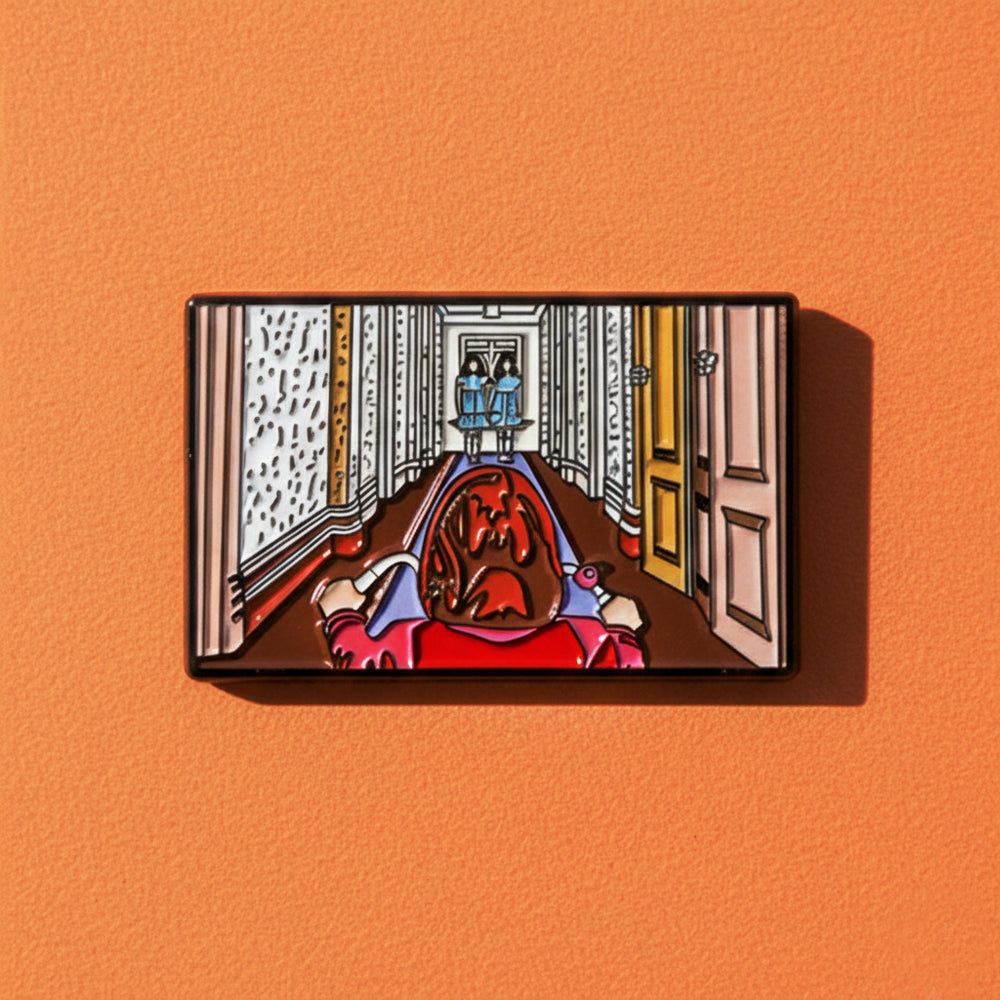 Pin's Couloir The Shining Vélo  - L'Horreur Cultissime à Épingler