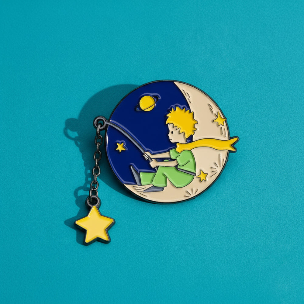 Pins Le Petit Prince Poétique Mignon Étoile, Renard