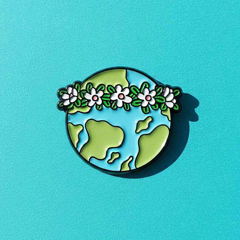 Pin's Planète Ecologie - Lutte pour l'environnement - Pins Green