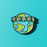 Pin's Planète Ecologie - Lutte pour l'environnement - Pins Green