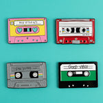 Pins Vintage années 80 - Pins Cassette audio reto 80'S