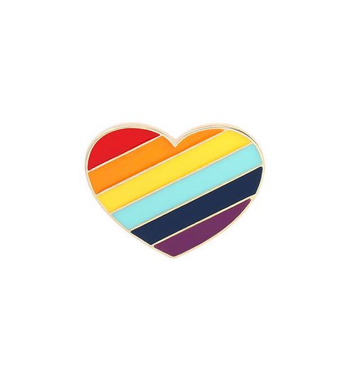 Pin's arc-en-ciel - L'Amour Gagne Toujours - Gay Pride LGBT Drapeau Insignes Gay