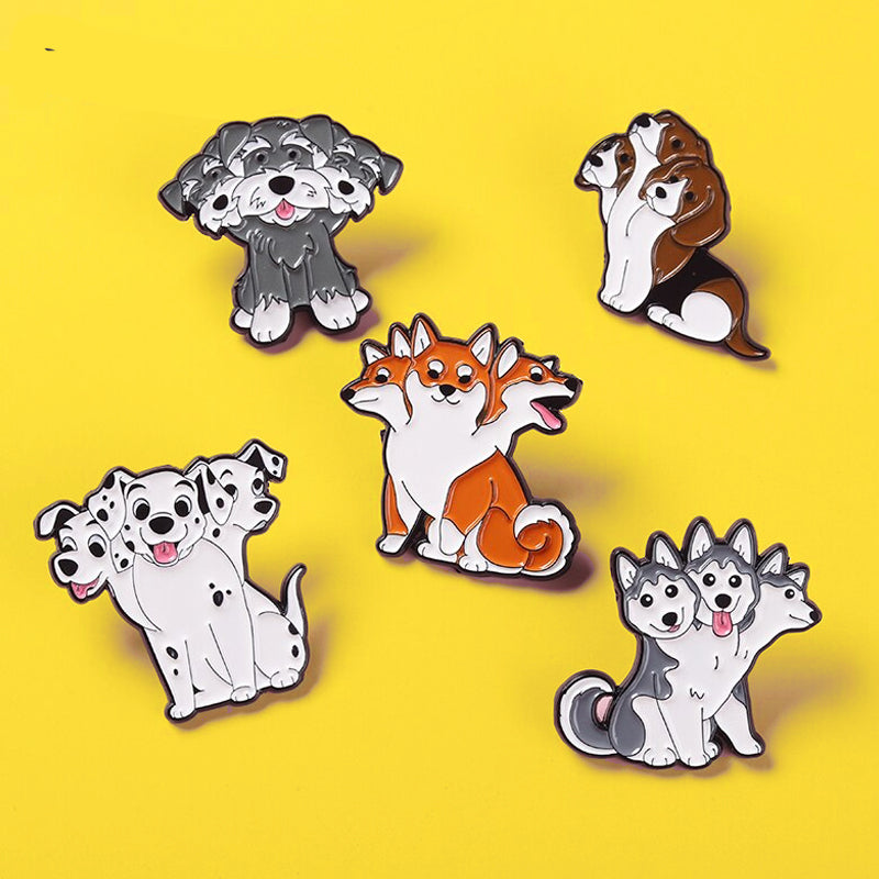 Pins Chiens Chiots Trop Mignons - Pins Badges Kawaii