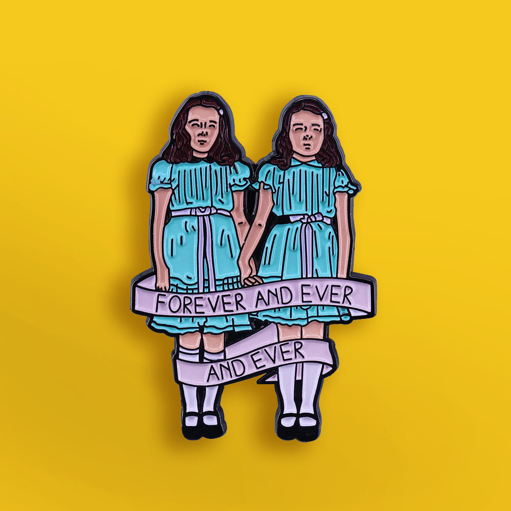 Pin's Couloir The Shining Vélo  - L'Horreur Cultissime à Épingler