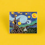 Pins Tableau Nuit étoilée de Van Gogh - Pins Oeuvre d'Art Original Pas Cher