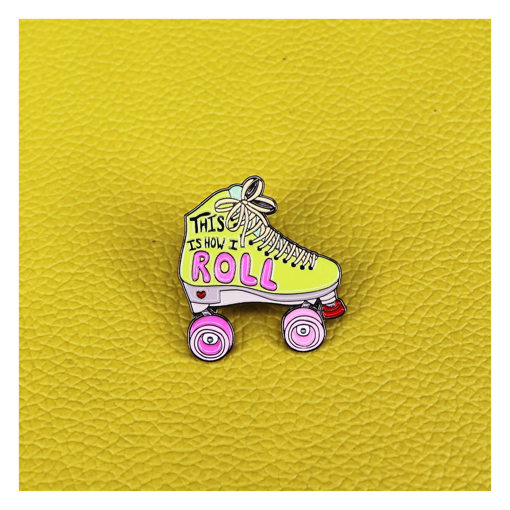 Pins Vintage Années 80-90 - Pin's original Rollers Patins à Roulettes - Pin's 80s Mode
