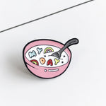 Pins Kawaii - Pins Bol de Céréal Message "My Day" - Pins Tendance Original et pas Cher