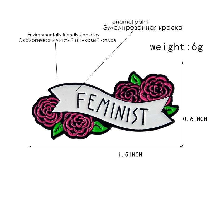 Pin's Féministe, Insigne féministe