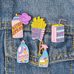Collection de Pin's Féministes - Pins Message - Girl Power !