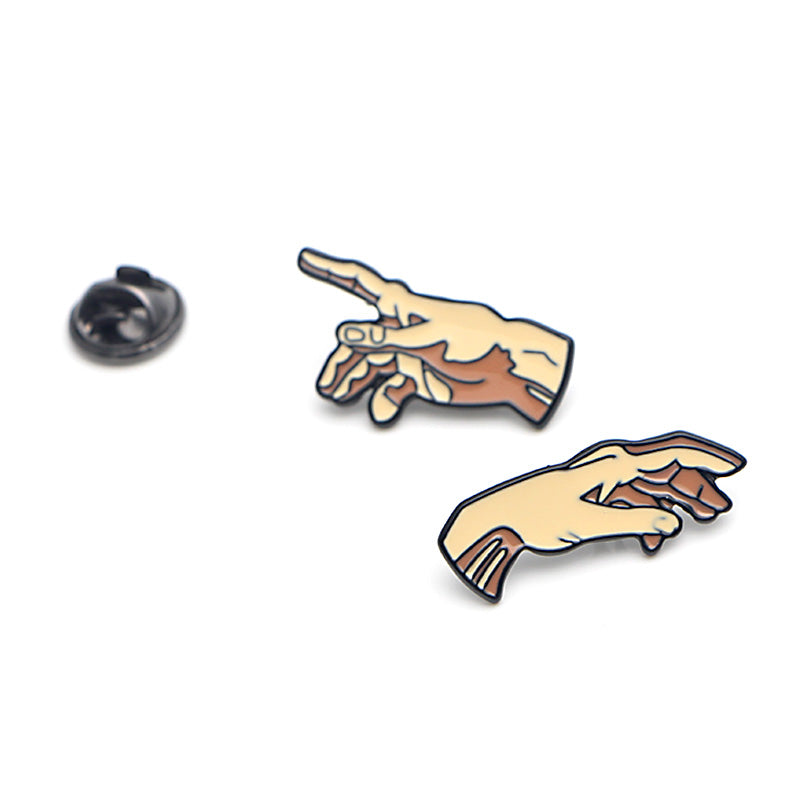 Pins Art Inspiration Tableau avec Mains qui se touchent - Renaissance