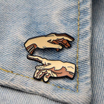Pins Art Inspiration Tableau avec Mains qui se touchent - Renaissance