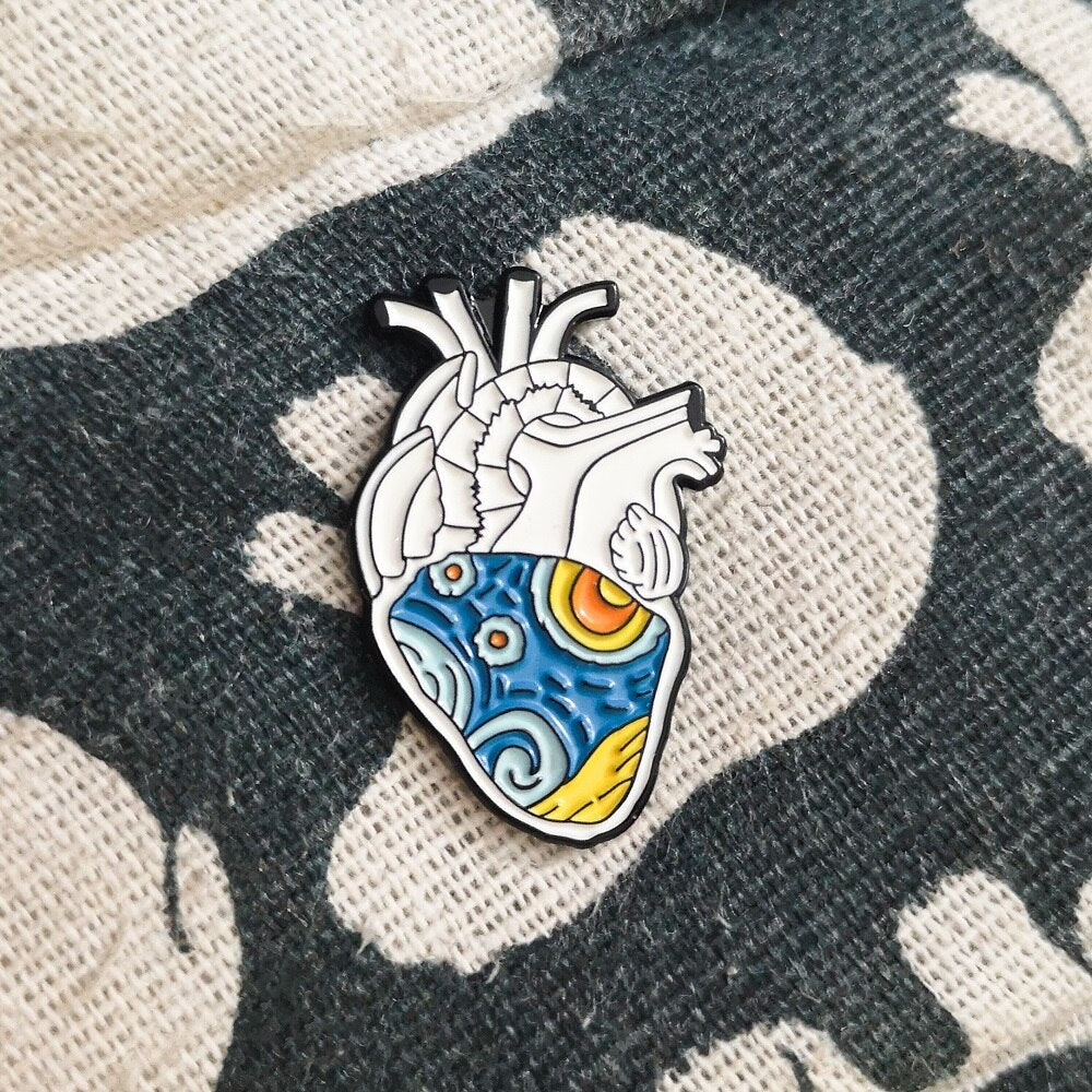 Pin's Van Gogh - Pins Art Original - Pins Coeur