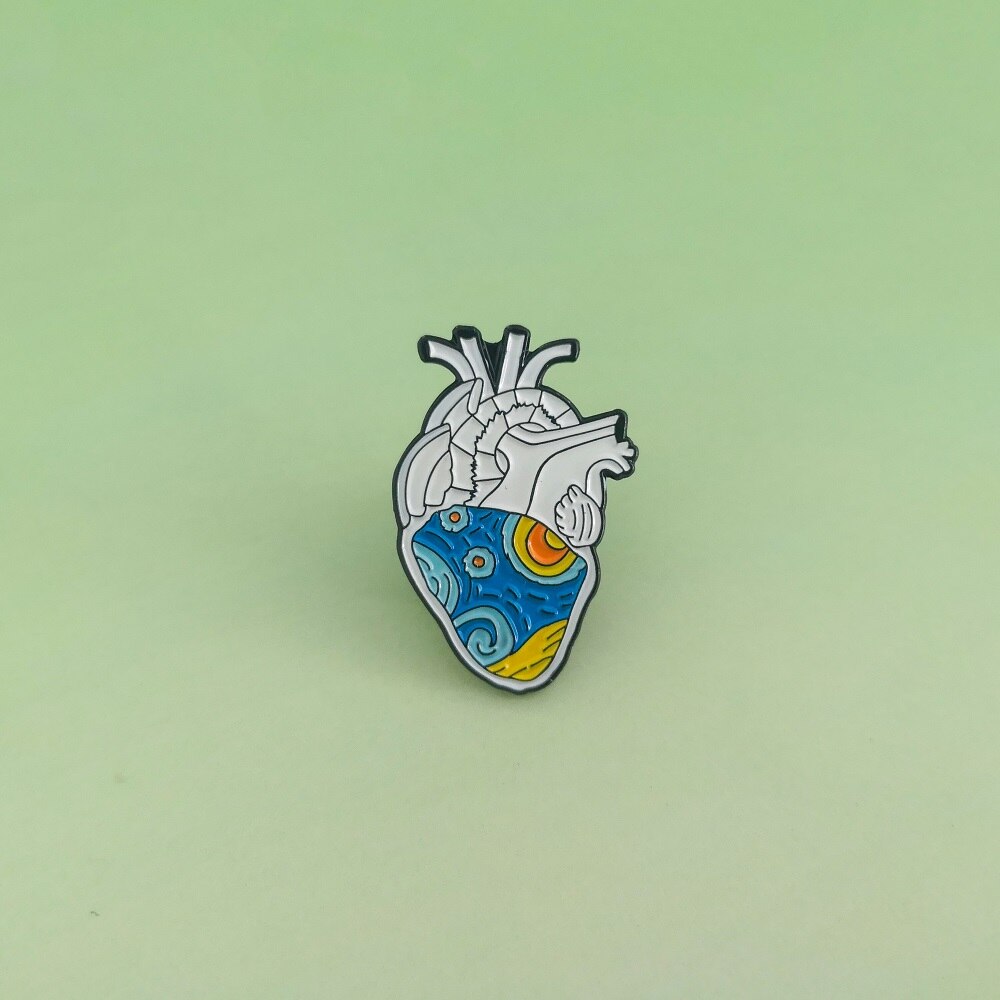 Pin's Van Gogh - Pins Art Original - Pins Coeur
