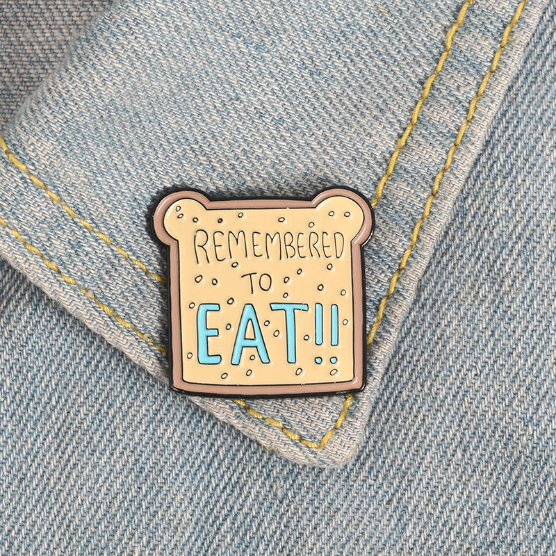 Pins Kawaii - Pins Petit dejeuner - Pins Toast Bouteille de Lait Oeuf - Collection de Pins originale