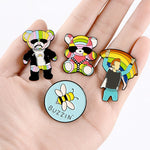 Pin's arc-en-ciel - L'Amour Gagne Toujours - Gay Pride LGBT Drapeau Insignes Gay