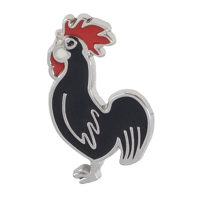 Pins Drapeau Francais revisité - Pins France Bleu Blanc Rouge - Emblême France Coq