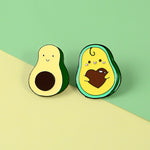 Pins Avocat original - Pins Mignon avocat et son noyau -Broche tendance