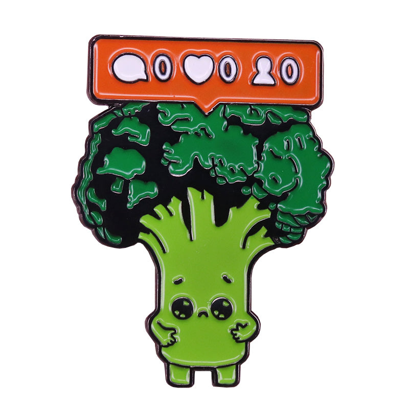 Pins original Vegan - Pins Brocoli trop mignon avec notifications facebook