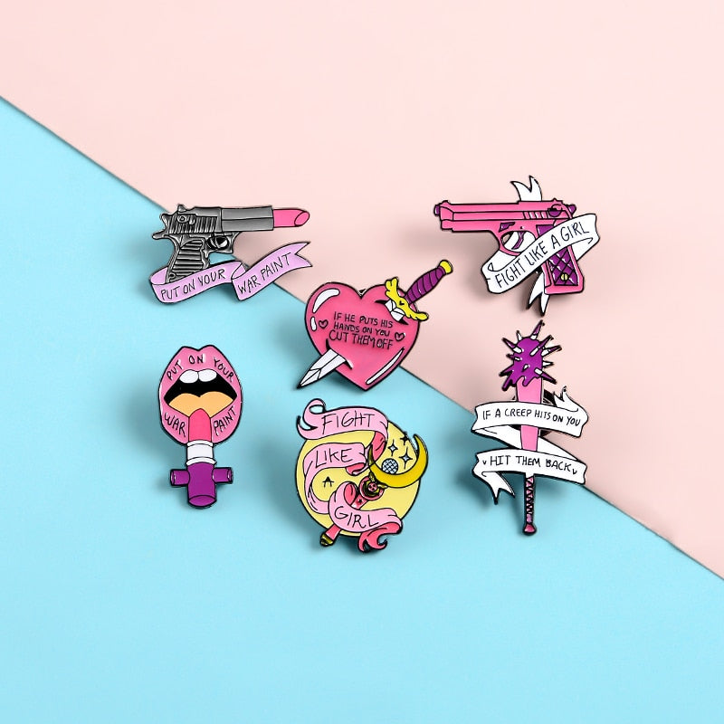 Pins Girl Power - Insigne Pin's Féministe