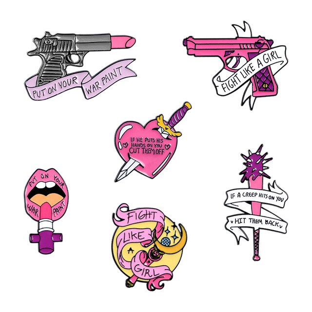 Pins Girl Power - Insigne Pin's Féministe