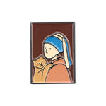 Pins Original Oeuvre d'Art - Pins Mode Tendance Van Gogh, Mona Lisa, Venus, Vermeer, Picasso etc