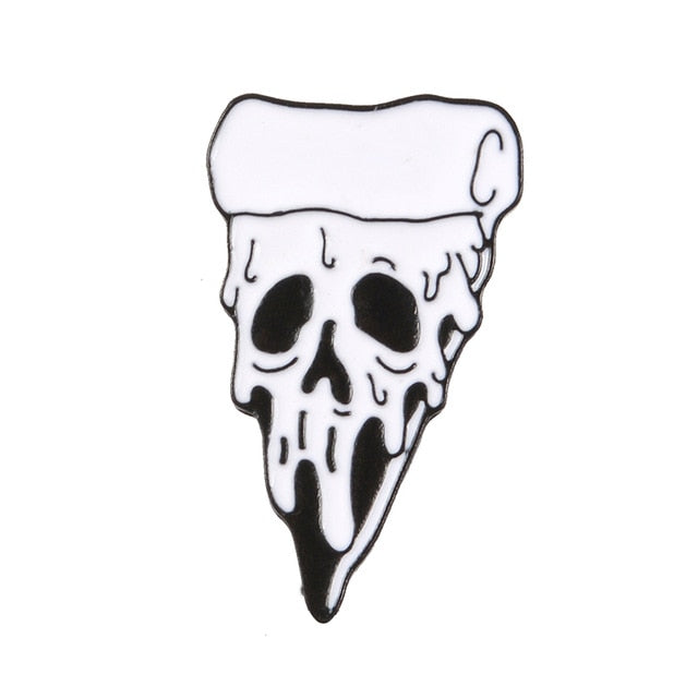 Pins Tête De Mort - Pins Original Cartoon - Pins pas cher Tendance Crâne Et Cristaux