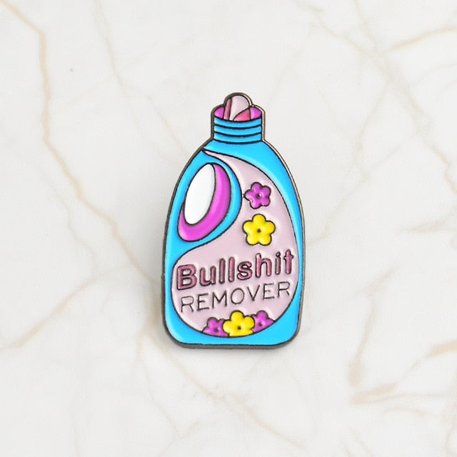 Collection de Pin's Féministes - Pins Message - Girl Power !