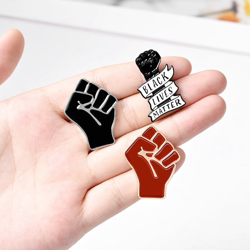 Pins BLM - Pin's Anti Racisme - Pins Black Lives Matter - Pins Message