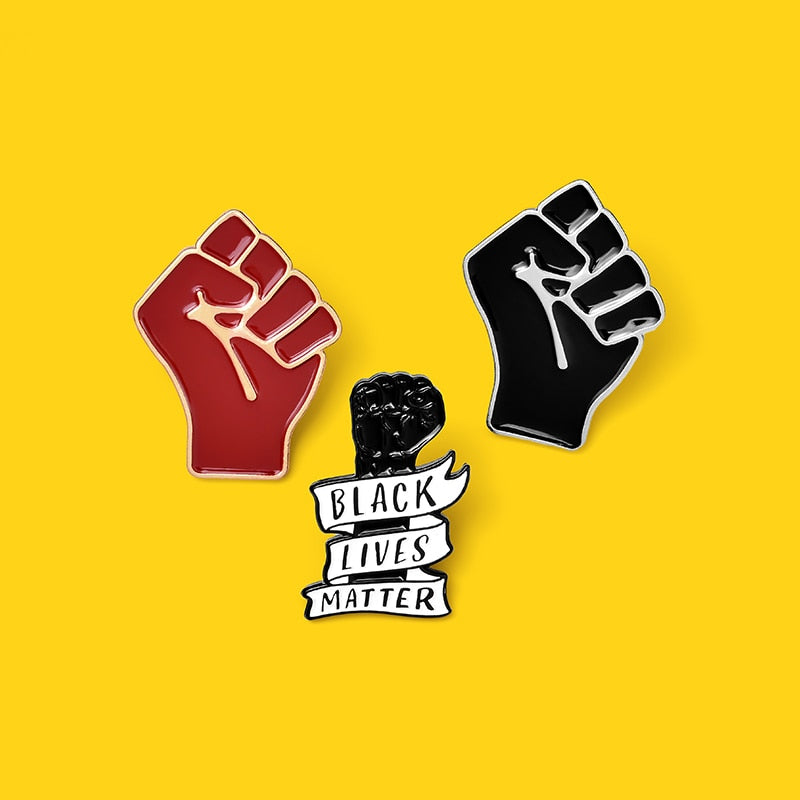 Pins BLM - Pin's Anti Racisme - Pins Black Lives Matter - Pins Message