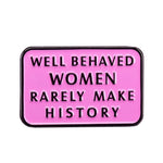Pins Feministe et Original "Fight Like A Girl" Pins Feminisme Girl Power