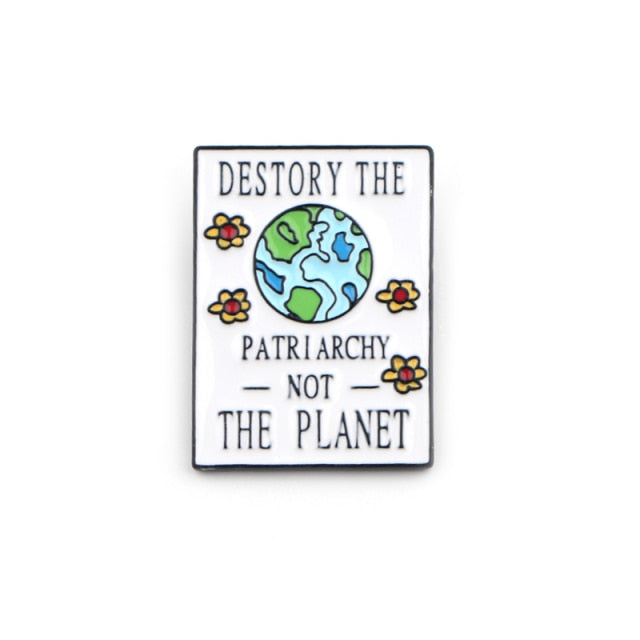 Pins Feministe et Original "Fight Like A Girl" Pins Feminisme Girl Power