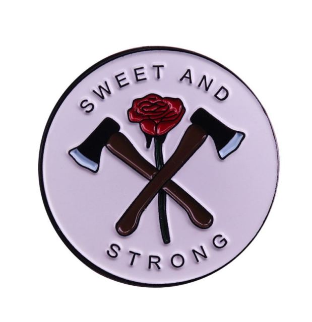 Pins Feministe et Original "Fight Like A Girl" Pins Feminisme Girl Power