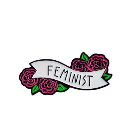 Pins Feministe et Original "Fight Like A Girl" Pins Feminisme Girl Power