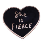 Pins Feministe et Original "Fight Like A Girl" Pins Feminisme Girl Power