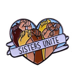 Pins Feministe et Original "Fight Like A Girl" Pins Feminisme Girl Power