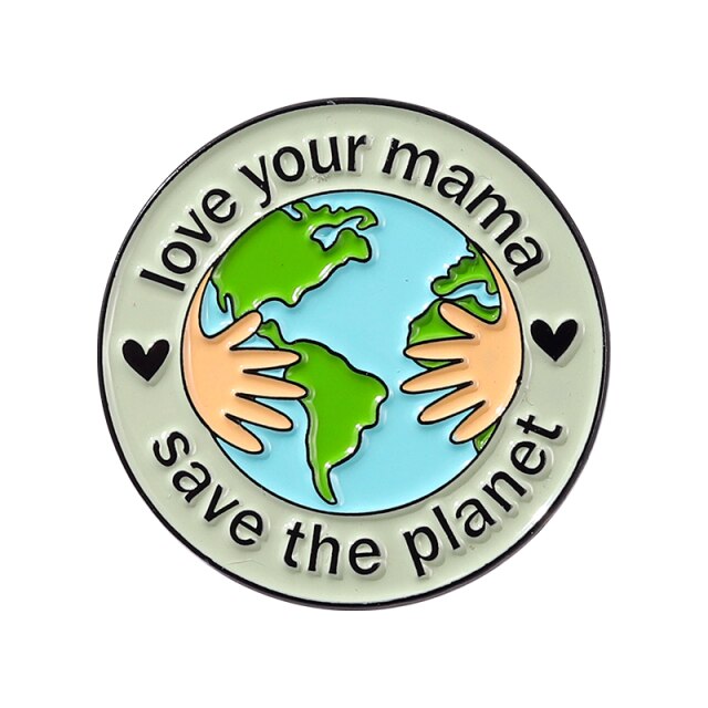 Pin's Planète Ecologie - Lutte pour l'environnement - Pins Green