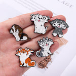 Pins Chiens Chiots Trop Mignons - Pins Badges Kawaii