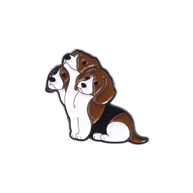 Pins Chiens Chiots Trop Mignons - Pins Badges Kawaii