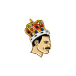 Pins vintage 90s - Roi de la Pop - Pin's Queen King - Pin's LGBT