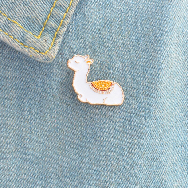 Pins bébé Lama - Pins bébé Alpaga trop mignon - Pins kawai esprit Cartoon