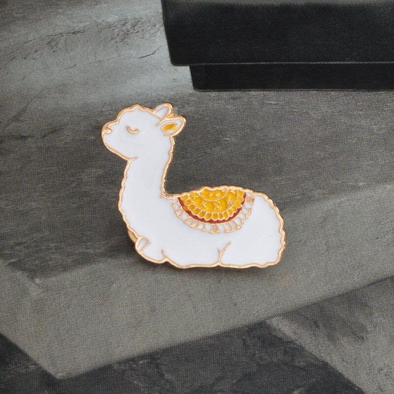 Pins bébé Lama - Pins bébé Alpaga trop mignon - Pins kawai esprit Cartoon