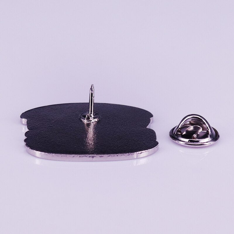 Pins Vintage Burger Vegan - Pins Burger King Meme - Pins détournement humoristique